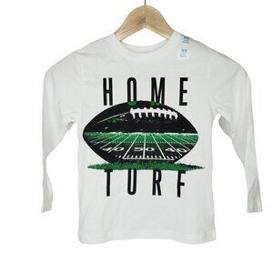 The Children's Place Shirt White Long Sleeve Tshirt XS 4‎ New